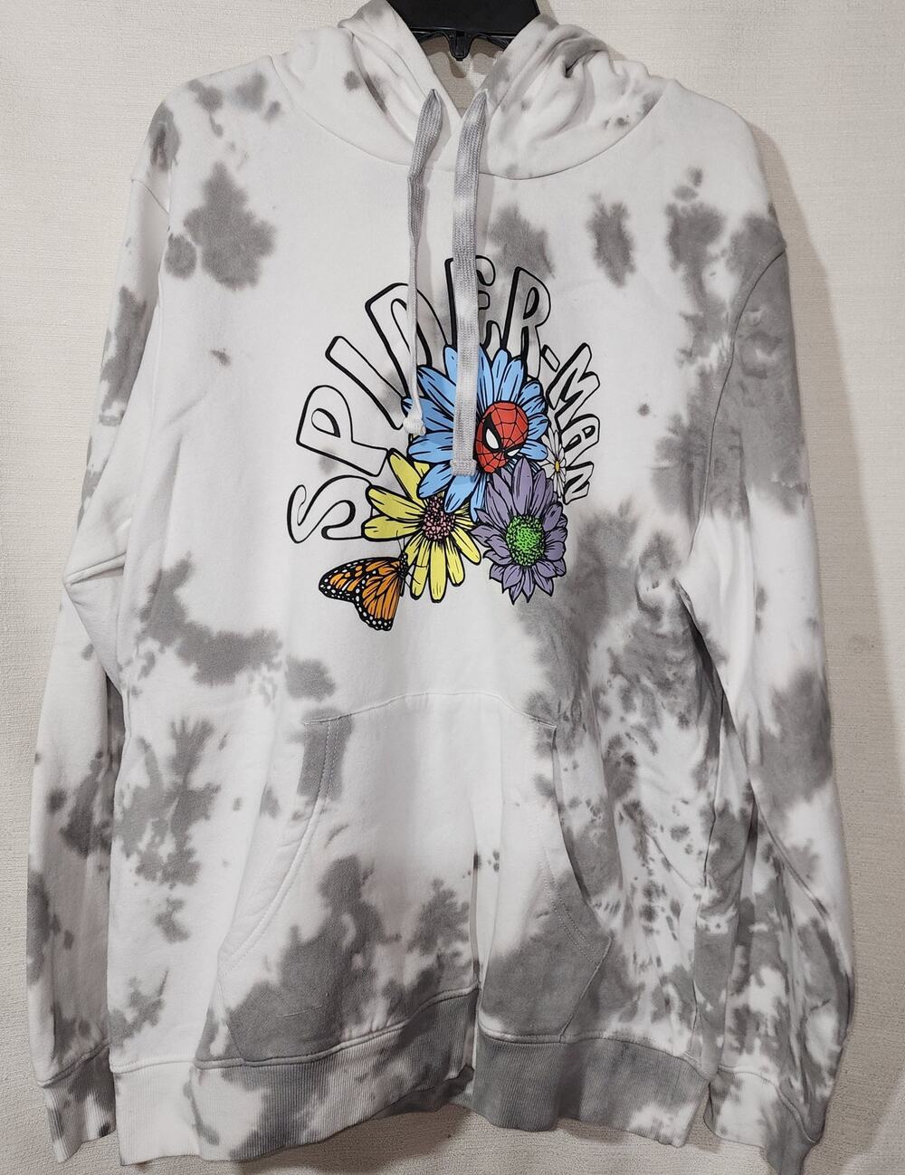Spider-man men's Large Hoodie tie dye